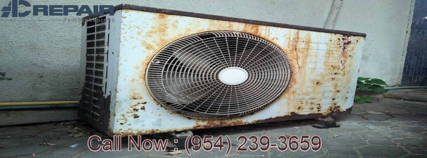 SECURE NOW LEST RUSTING RUIN YOUR AIR CONDITIONER